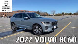 The Best Thunder Grey Metallic 2022 Volvo XC60 Inscription at Portland Volvo [upl. by Aicela]