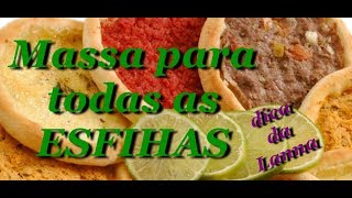 ESFIHA PERFEITA Aprenda fazer a massa da verdadeira ESFIHA receita completa na descrição do vídeo [upl. by Aerdnaek244]