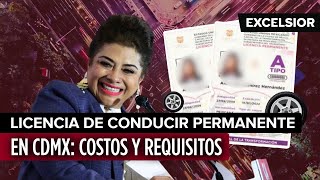 Licencia de conducir permanente en CDMX [upl. by Jacquenetta]