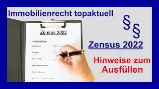 Zensus 2022 – Fragebogen richtig ausfüllen  Tutorial [upl. by Luben529]