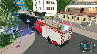 Pizzeria brennt in WaldstettenLS22Feuerwehr [upl. by Spooner891]