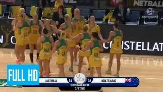 Australian Diamonds vs New Zealand Silver Ferns Constellation Cup 1st Test 2016 bar [upl. by Murdocca]