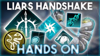 Liars Handshake Hunter MELEE Build  Liars Handshake Exotic Review  Destiny 2 Witch Queen [upl. by Omura]