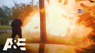 House EXPLODES After Car Crashes Into It  Rescue Cam  AampE [upl. by Mellitz964]