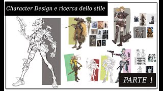 CONCEPTART Esercizio di CharacterDesign e ricerca dello stile ITA [upl. by Leslie]