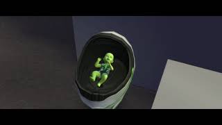 The Sims 4  Crying Alien Baby V2 [upl. by Atin764]