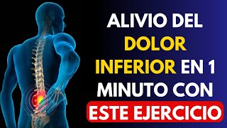 Ejercicios para aliviar el DOLOR lumbar  Salude y Bienestar [upl. by Friedly]