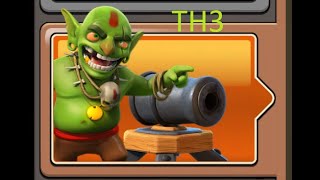 How to defeat Goblin map Thoroughfare Clash of Clans Th3 [upl. by Garceau895]