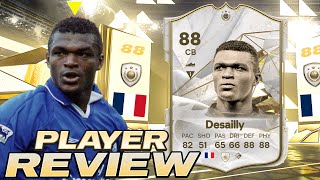 🔒88 ICON DESAILLY PLAYER REVIEW  EA FC 24 ULTIMATE TEAM [upl. by Bozuwa]