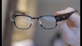 Focals smart glasses  CES 2019 [upl. by Nahte463]