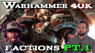 Every Warhammer 40k WH40k Faction Part 1  Fonzie Reacts [upl. by Enasus]