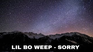 LIL BO WEEP  SORRY  ПЕРЕВОД RUS [upl. by Analos14]