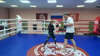 Korneva Alice 11 years kickboxer from Russia [upl. by Sillaw]