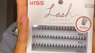 How To Do Your Own Individual Lashes DIY Kiss Lash Couture Faux Extension Tutorial [upl. by Balling]