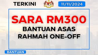 BANTUAN SARA ONEOFF RM300 [upl. by Shuping57]