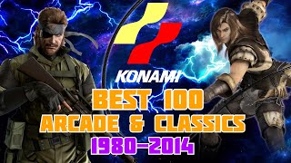 Best 100 Konami Arcade and Classic Games  19802014 [upl. by Bred]