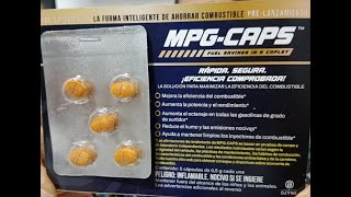 CÁPSULAS AHORRADORAS DE COMBUSTIBLES MPG CAPS [upl. by Alayne545]