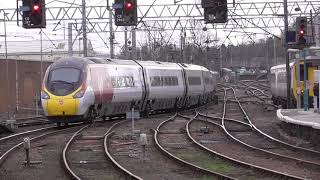 Virgin Train Class 390 001 Departure Carlisle for London Euston via Birmingham New Street [upl. by Stormi]