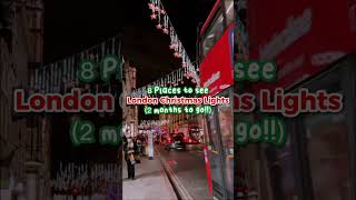 8 Places To See London Christmas Lights in 2022 londonwalk londonchristmaslights christmas [upl. by Farrell170]