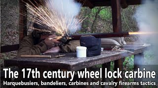 The 17th century paddle stock wheel lock cavalry carbine [upl. by Nylyaj]