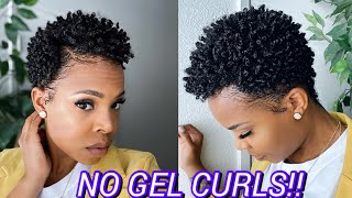 “New Cantuquot for  Dry Natural Hair  No gel Moisturized curls  short natural hair [upl. by Lebam]