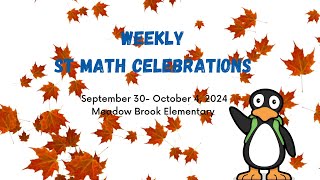 MB ST Math Weekly Video October 7 2024 [upl. by Joanna958]