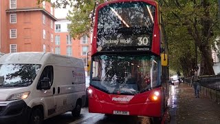 Diverted  Route 30 towards Hackney Wick [upl. by Medlin]