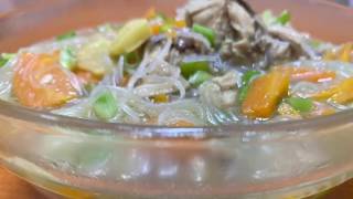 Chicken Bihon Soup  from Leftover ingredients [upl. by Siva]