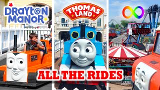 ALL the Rides at Thomas Land 2024 Drayton Manor [upl. by Akemal]