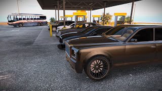 Luxury Limo impromptu race  from Palomino Fwy gas station to Zancudo gas station GTA Online [upl. by Sherborne727]