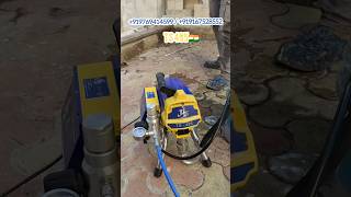 2 Ways Of Application With AIRLESS SPRAY PAINTING MACHINE 🇮🇳😱🤯 airless airlesssprayer [upl. by Rephotsirhc296]