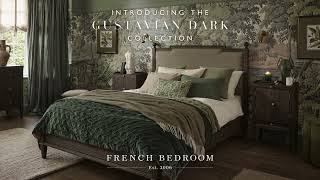 French Bedroom  Introducing Gustavian Dark [upl. by Cirdes956]