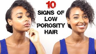 Top 10 Signs of Low Porosity Natural Hair [upl. by Hnib]