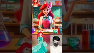 Disney Princess as A Teacher 💥💥  Disney Princess shorts disney princess viral [upl. by Pernell]