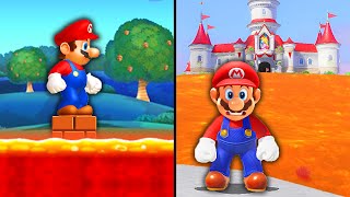 Can I Beat Every Mario Game If the Floor is Lava [upl. by Tavish672]