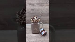 Lets make Nutella milkshake  brownie Nutella shake shorts subscribe [upl. by Ellatsyrc]