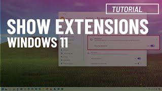 👉 Show extensions on File Explorer for Windows 11 3 methods [upl. by Leake939]