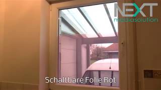 Schaltbare Folie in vielen Farben  elektrischer Sichtschutz [upl. by Kass]