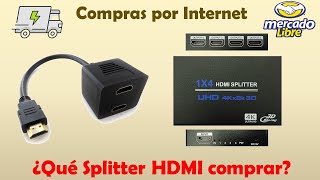 ¿Que splitter HDMI comprar ¿Quiero duplicar o extender las pantallas  Mercado Libre FULL Unboxing [upl. by Grigson]