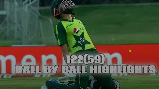 Babar azam 12259 ball by ball highlights cricketlover babarazam [upl. by Carli242]