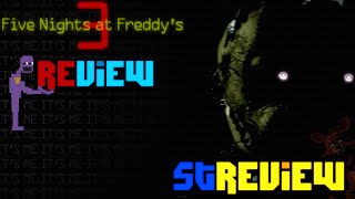 חמישה לילות אצל פרדי 3  ביקורת  Five nights at Freddys 3  Review  Hebrew [upl. by Renner]