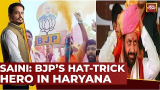 Nayab Singh Saini The Face Behind BJPs Historic HatTrick In Haryana  5ive Live  India Today [upl. by Ilocin]