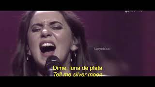 Hijo de la luna  Karsu  Lyrics Spanish English [upl. by Ahsinuq]