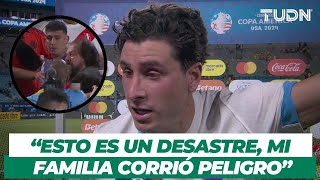 ¡NO SE QUEDA CALLADO Chema Giménez habla tras la golpiza entre jugadores uruguayos y fanáticos [upl. by Adnorrahs473]