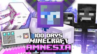 I Survived 100 Days in Amnesia Minecraft [upl. by Oenire]