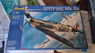 Building Revells 132 Supermarine Spitfire MkIIa full build [upl. by Atnuhs]