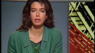 Telenotícies Vespre TV3  30041991 Àngels Barceló i Jordi Llompart [upl. by Ahsirkal661]