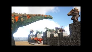 Titanosaur VS ARK Dinosaur Fortress 20  Cantex Part 10 shorts [upl. by Imiaj616]