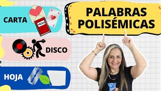 PALABRAS CON VARIOS SIGNIFICADOS  polisémicas  polisemia [upl. by Gerg570]