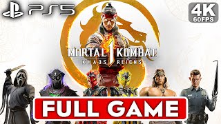 MORTAL KOMBAT 1 KHAOS REIGNS Story Gameplay Walkthrough FULL GAME 4K 60FPS PS5  No Commentary [upl. by Morton172]